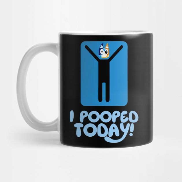 I Pooped Today! ( bluey bingo head ) by shogunfauzi